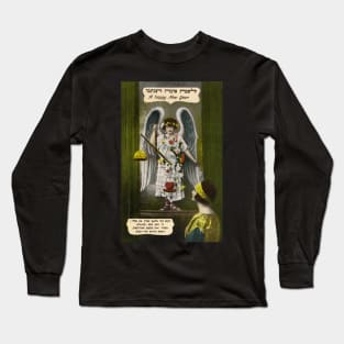 1920s German Jewish New Years Postcard Repro Long Sleeve T-Shirt